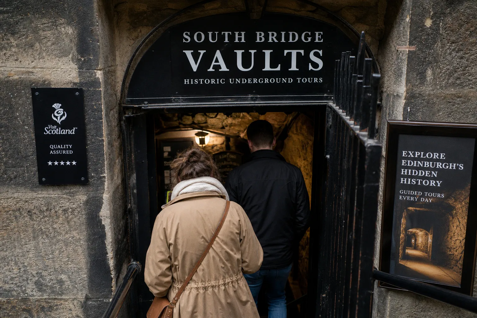 Buy Edinburgh Vaults Historical Tour Tickets Safely