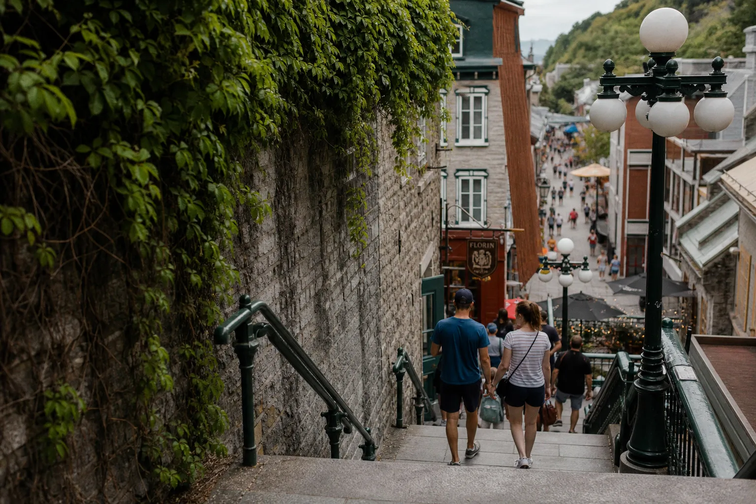 Quebec City Old Town Walking Tour: Upper to Lower Town Route